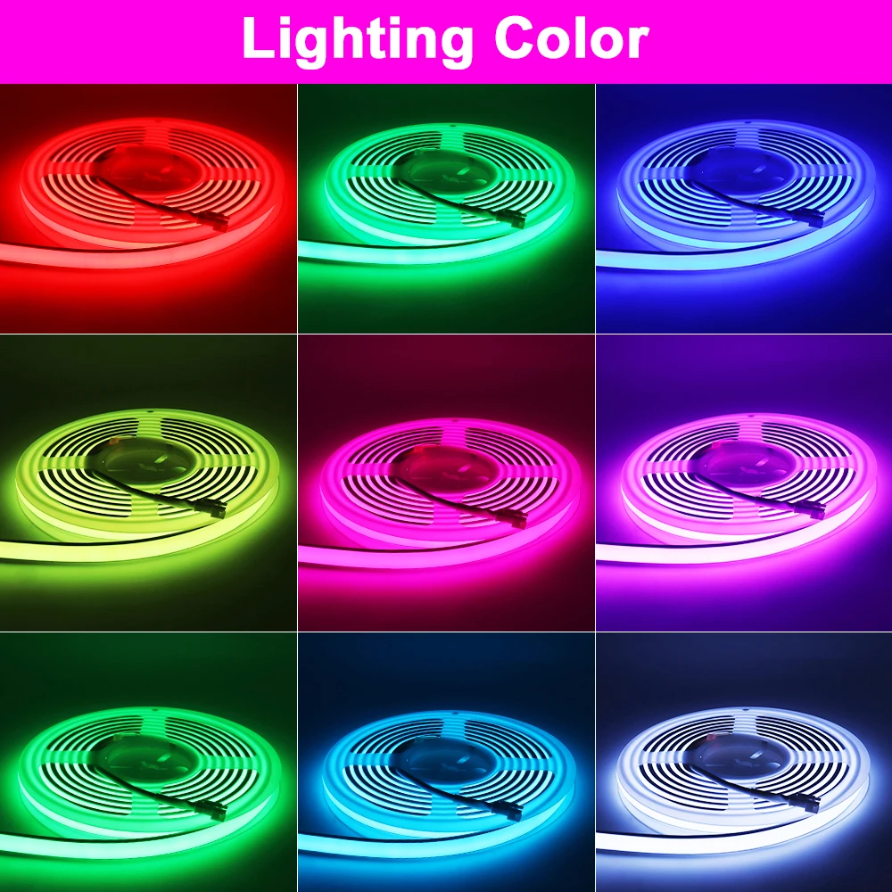 IP68 Dream Color COB Led Strip High Density Flexible Dimmable Addressable WiFi Smart Run Water WS2811 LED Lights TuYa Smart Life