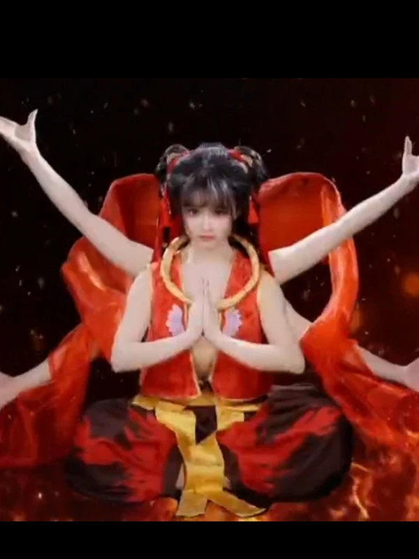 

Одежда для косплея для взрослых и детей Na Zha, танцевальный костюм на Хэллоуин, костюм Тан, этнический сценический костюм, весна 2025