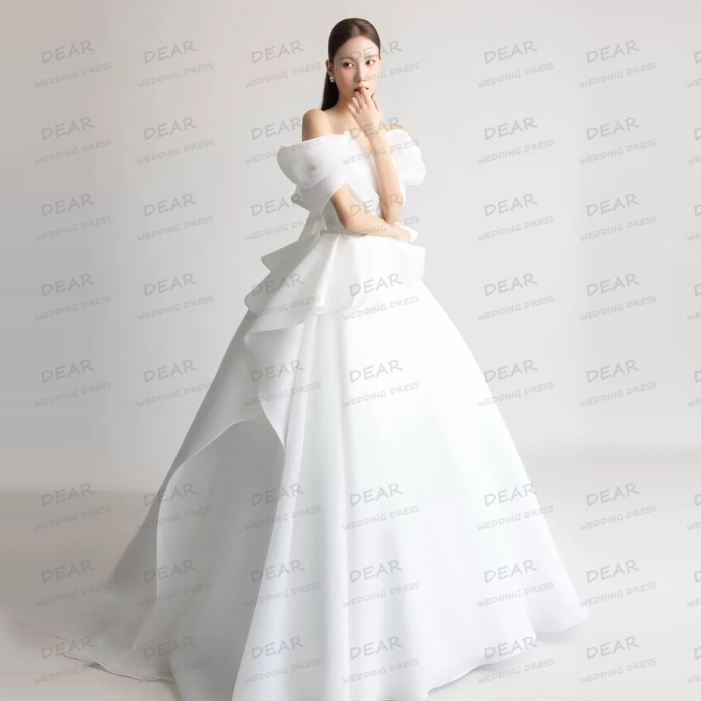 

Elegant Ruffles Wedding Dresses Sexy Sleeveless A Line Women Bride Gowns Off Shoulder Backless 2026 Vestidos De Novia Customized