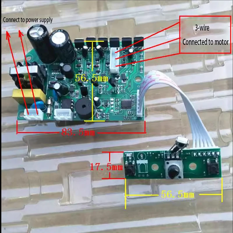 New 220V Brushless Motor Driver Motor Drive Board with Speed Control Three Phase Line