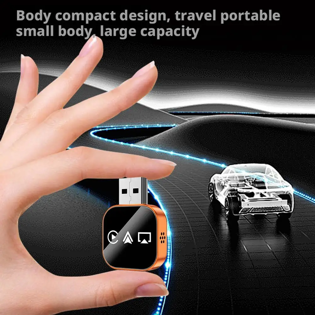 

Новый беспроводной адаптер 3 в 1 Carplay Android Auto, обновление 2025 года, синхронизация Airplay iPhone WiFi Bluetooth 5, USB-ключ Plug and Play