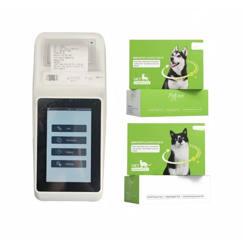 

Vet Poct Portable Semi-Automated Immunoassay Analyzer Machine with Test Cards Equipment Hot Sale Medical Testing Device
