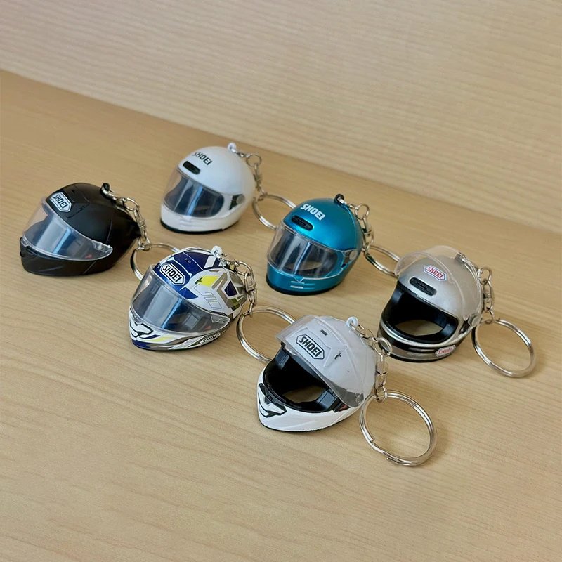 Genuine Toys Cabin Vol.1.5 Simulation Shoei Helmet Keychain Action Figure Collection Decorations Ornaments Model Toy Gifts