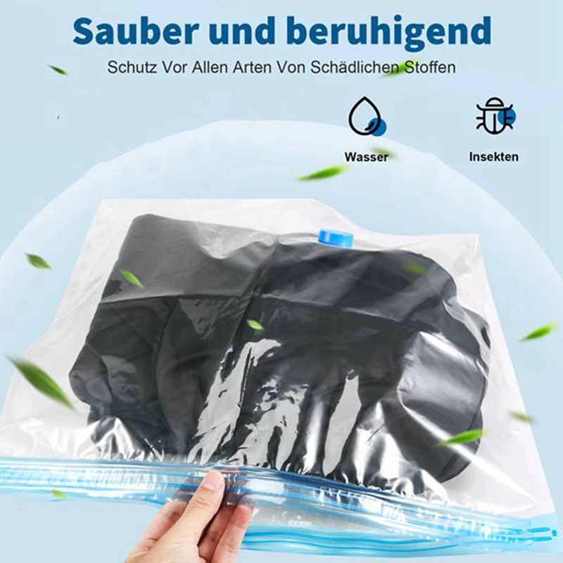 6 Pack Vacuum Storage Bags, Compression for Comforters and Blankets,JAS