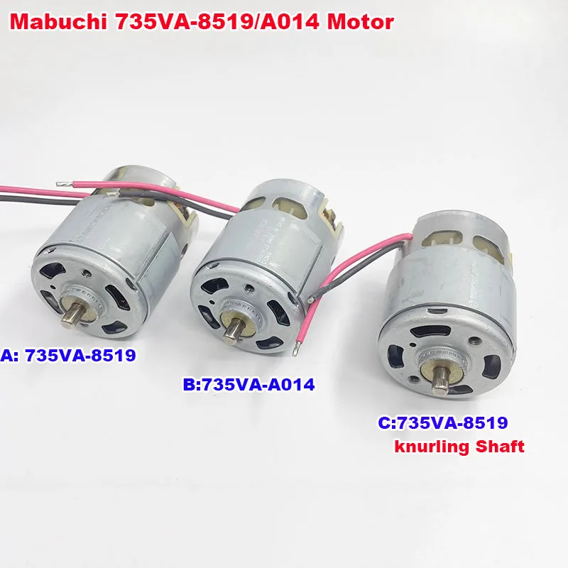 

MABUCHI RZ-735VA-8519/A014 RS-735 Двигатель постоянного тока 12 В-18 В Высокоскоростная электрическая дрель Садовый инструмент Мотор 5 мм Вал Отвертка «сделай сам»