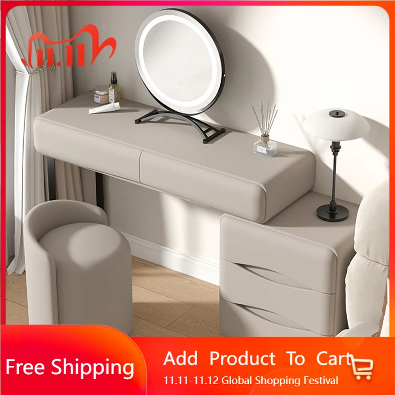 

Jewelry Nordic Vanity Dresser Quality Elegant Trendy Makeup Table Unique Simple Table Women Service Muebles Hotel Furniture