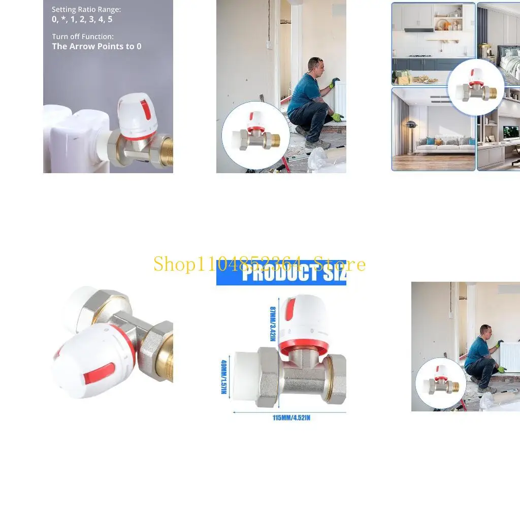 

652F Обогрев термостат угловые радиаторные клапаны Ручное управление с морозом защиты домашние системы отопления простая