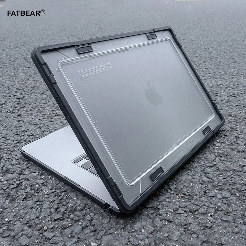 

FATBEAR Tactical Military Grade Rugged Shockproof Armor Protective Shell Skin Case Cover for MacBook Air 15.3 inch 2023 A2941 M2