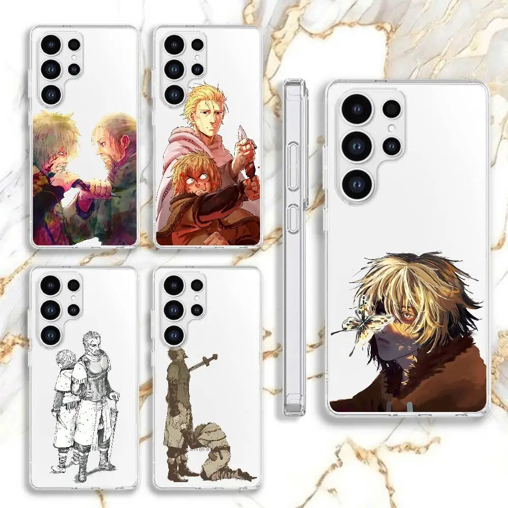 

T-ThorfinnS Phone Case For Samsung S23,S24,S30,S10,S22,S25,S21,S10,PIus,Ultra,5G,FE,lite Clear Protect Cover