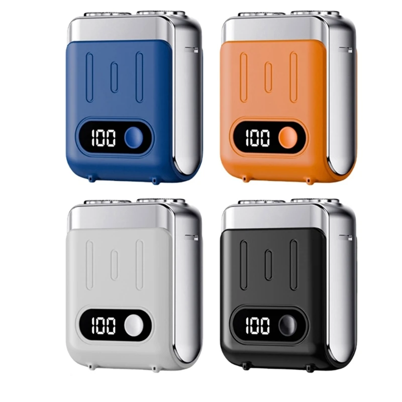 

Hot Deal Portable Electric Shaver Travel Trimmer With Digital Display Electric Beard Shaver Shaving Tool Travel Shaver