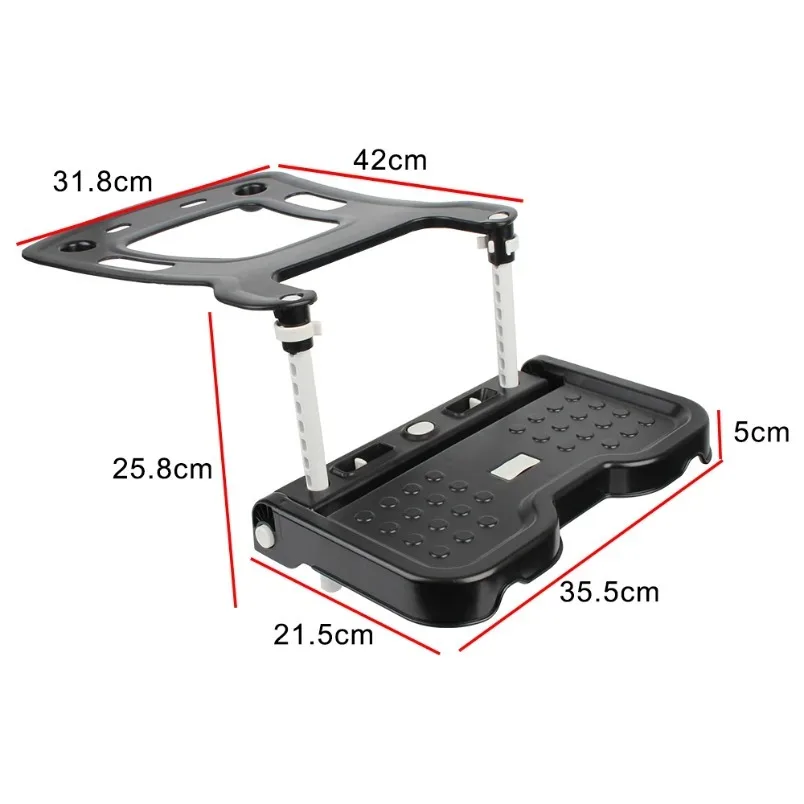 Foldable Universal Car Seat Foot Rest Portable Travel Foot Support Accessory