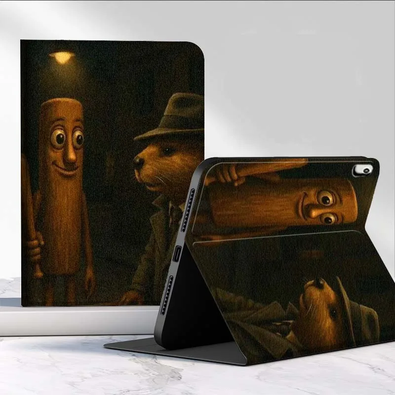

Чехол для планшета «Деревянный человек-зомби» для Samsung Galaxy Tab S11 S10 S9 S8 A8 A9 A11 10,9 8,7 10,1 Plus