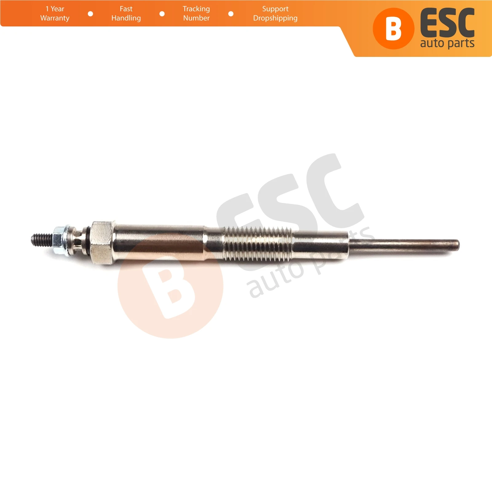 

ESC Auto Parts EGP74 1 Piece Heater Glow Plug 11 Volt RF2A1860, 0100226526 for Mazda 2.0D Fast Shipment Ship From Turkey