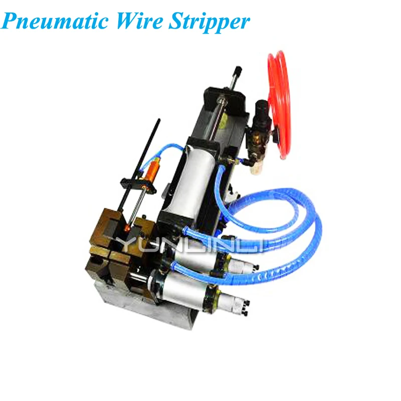 PNEUMATIC Wire Stripper CABLE CRIMPING และ Peeling เครื่องสําหรับลวดโลหะรีไซเคิลสายไฟ Stripper อุปกรณ์ตัด ZC-315