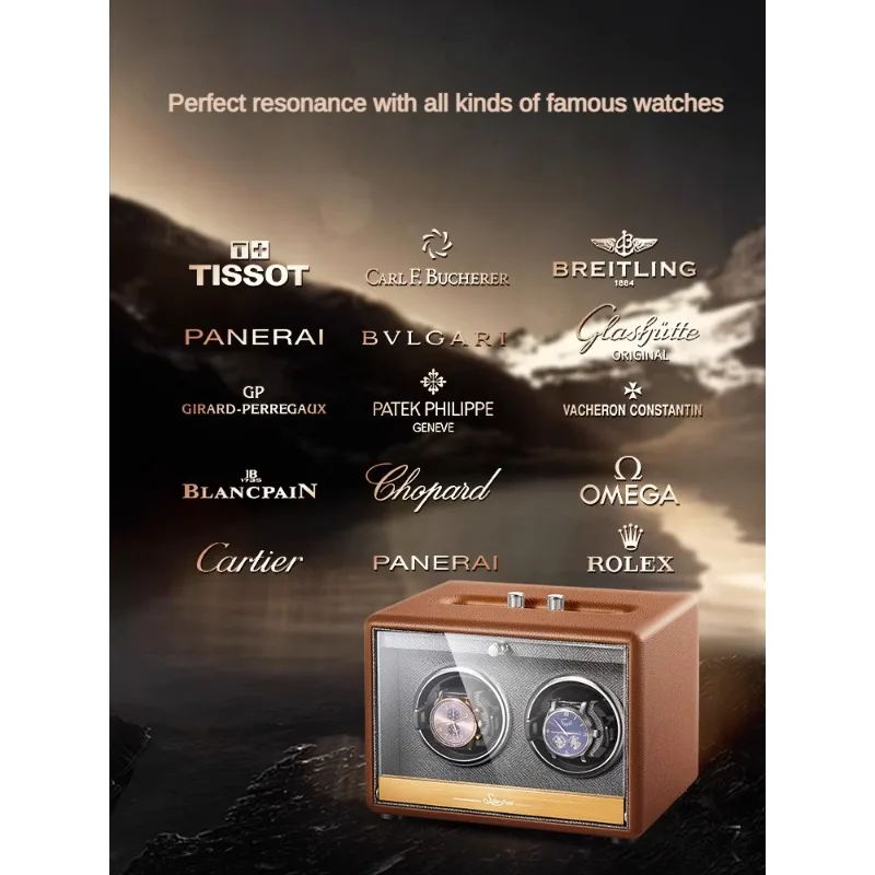 Winder Watch Organizer Storage Box Rotator Mechanical Watch Automatic Luxury Box Safe Deposit Boxes Shaker Display Gifts