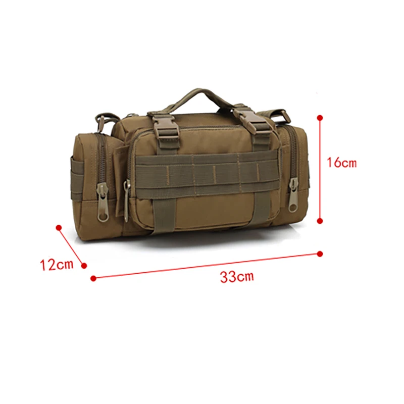 Multi Functional Outdoor Tactical Waist Bag For Mountaineering Cycling Waterproof Waist Bag For Fashionable Daily Handbag