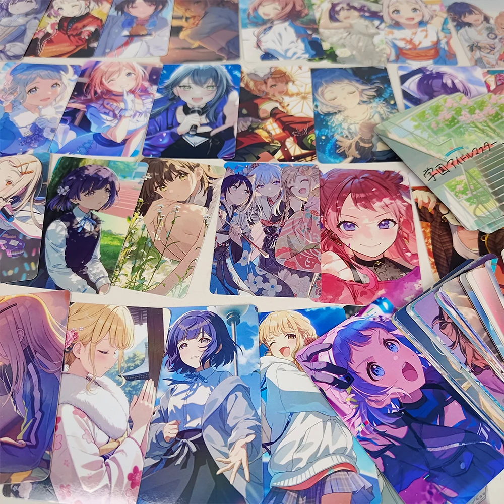 96 Pc/set School Idol Master Manga Laser Lomo Card Album Comic Characters Photo card Fans Collection Cards
