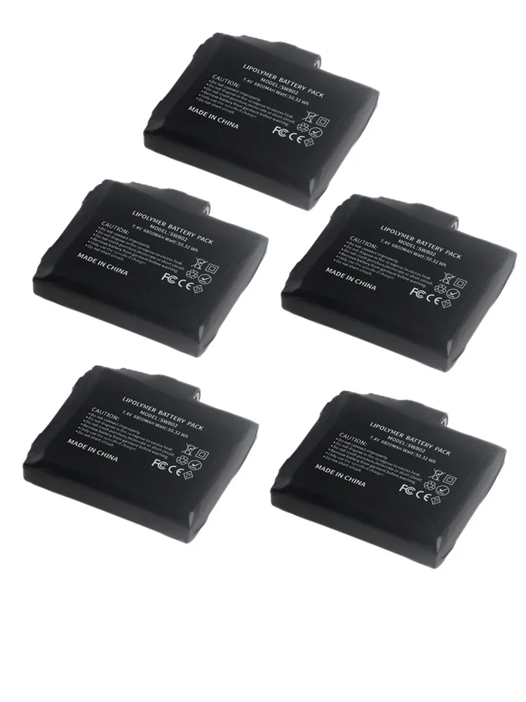 7.4V 6800mAh lithium-polymeerbatterij Verwarmde handschoenen Batterij voor verwarmingsvest, verwarmingssokken, antivriesbatterij