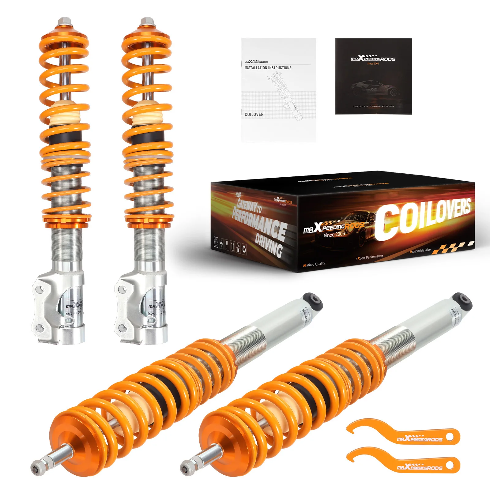 Gewindefahrwerk, Federbeine für VW Golf MK2 alle Modelle 83-92 für VW Golf MK2 / MK3 Volkswagen Corrado 1989–1995