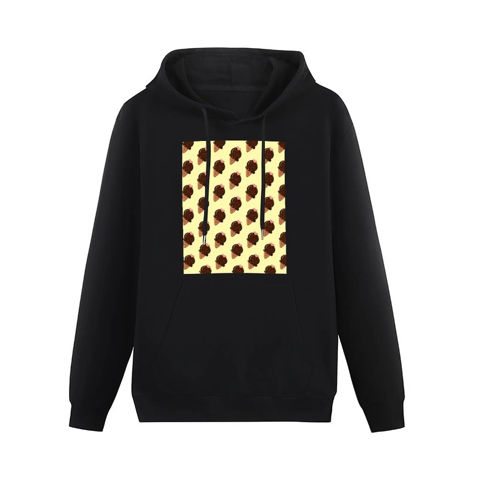 Chocolate Ice Cream Pullover Hoodie autumn new products blouse mens clothing oversized hoodie