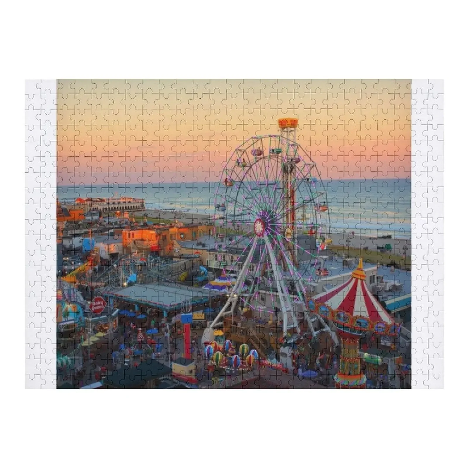 

Boardwalk Jigsaw Puzzle Personalized Photo Gift Scale Motors Custom Puzzle
