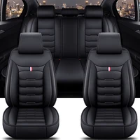 Fundas universales de cuero Pu para asientos de coche, accesorios para KIA Stinger Cadenza K3 K5 K9 Sportage Ceed Rio Sportage EV5