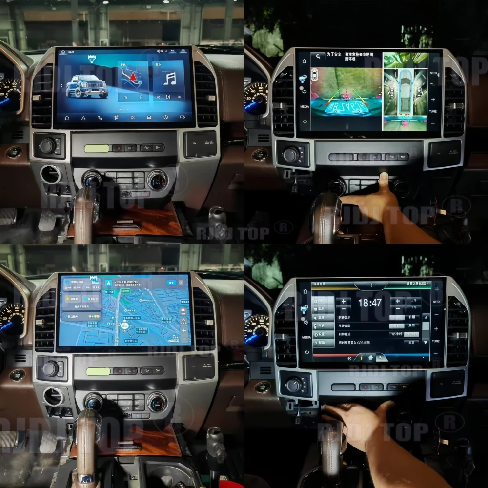 Android 14 For Ford F150 2015- 2021 Car Radio GPS Auto Navi Audio Video Multimedia Carplay Play Stereo Touch Screen Head Unit