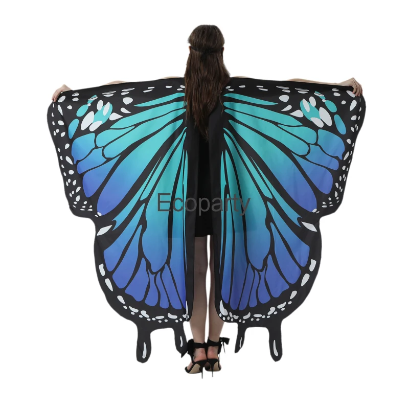 Nuovo Costume da farfalla per adulti fantasia Starry Butterfly Wings scialle per le donne Halloween Carnival Fairy Cosplay costumi accessorio