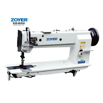 Heavy Duty Thick Lockstitch Sewing Machine Hot Sale Zy4420-L46 Long Arm Double Needle Compound Feed for Home Use