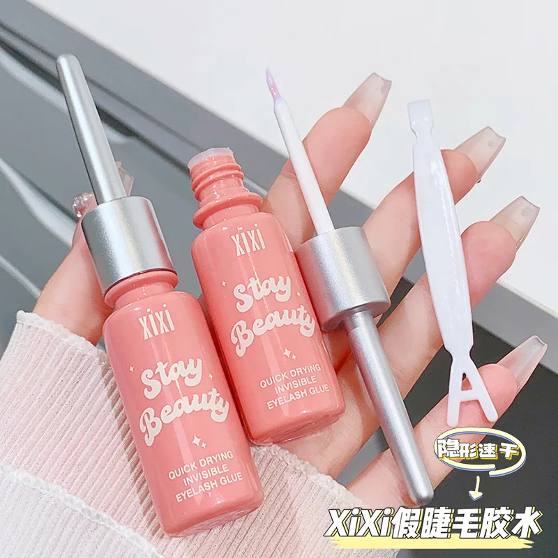 xixi 8g False Eyelash Extension Glue Waterproof Fast Dry Long Lasting Strong No Irritation Transparent Eyelash Primer Tools