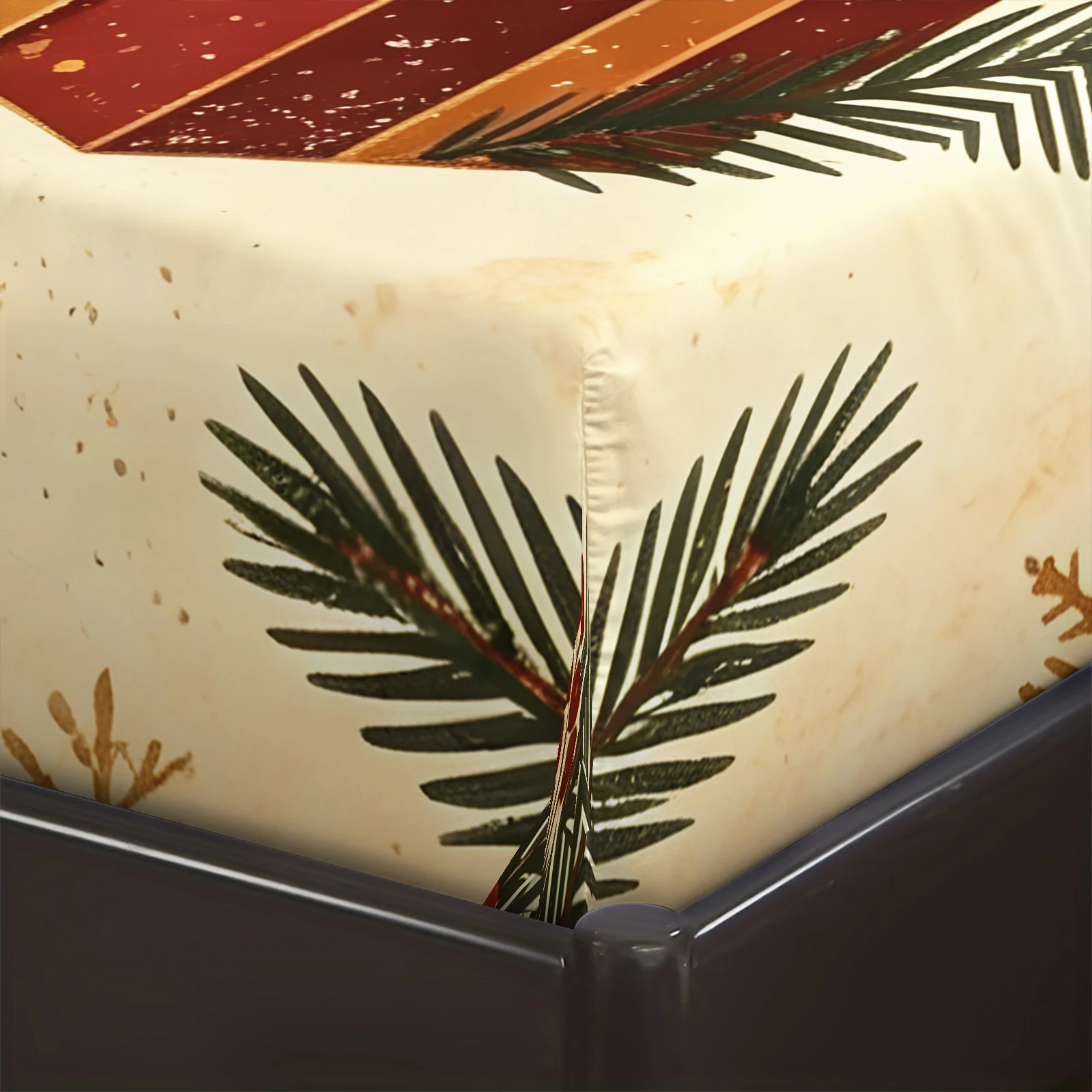 Vintage Noel Temalı Çarşaf Tak - Fitted Bed Sheets Deep Pocket incelemesi ve fiyatı