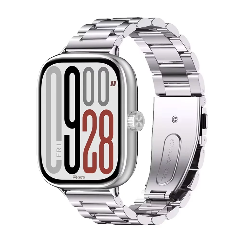 Metal Stainless Steel Strap For Redmi Watch 5/4 Sports Bracelet Wristband For Xiaomi Band 9 Pro/Mi Band 8 Pro Belt Accessories