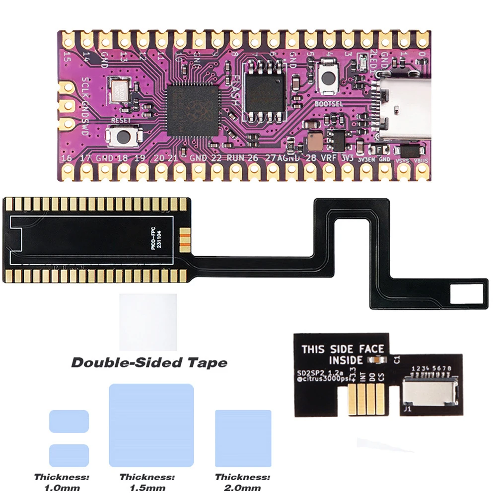 For Raspberry Pi Pico Board Kit Picoboot FPC Flex Cable For Nintendo Gamecube NGC GC2SD/SD2SP2 Retro Game Console Assesories
