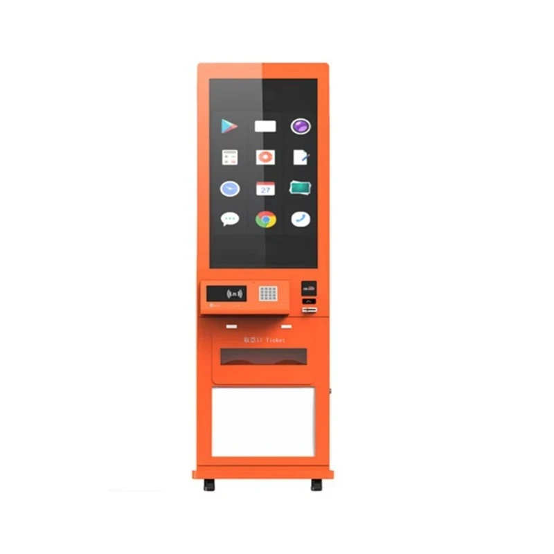 Automated Bank/Hospital Queue Management Touch Screen Ticketing Kiosk Terminal Self Service Ticket Dispenser Kiosk Machine