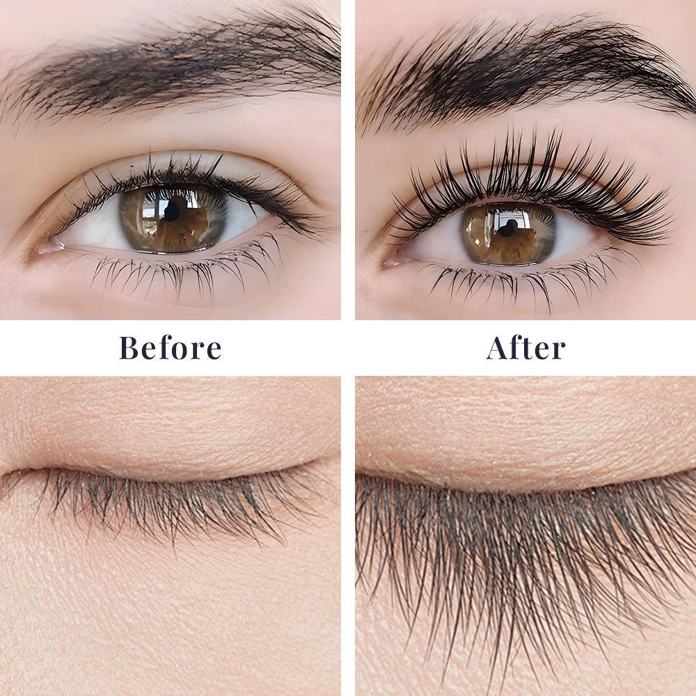 Gollee-suero de crecimiento Natural para pestañas, tratamiento rápido, líquido para mejorar las cejas, cuidado de 7 días, maquillaje nutritivo para folículos más gruesos