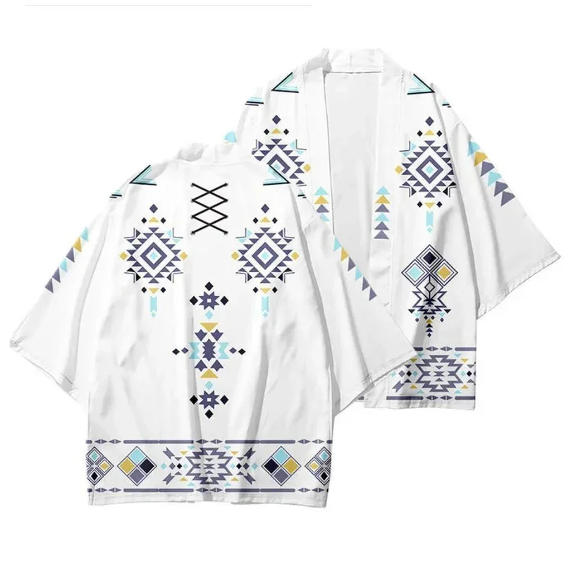 New Final 14 XIV 티셔츠 Ala Mhigo Haori 기모노 Anime T 폴리 에스터 여름 반팔 티셔츠 MN1