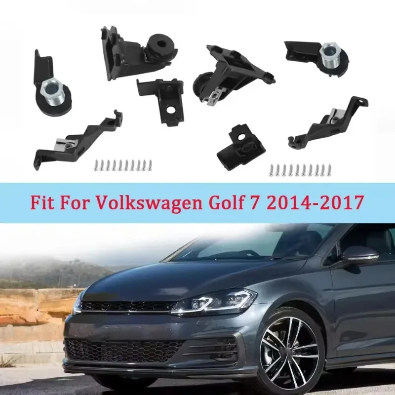 5G0998226 5G0998225 For Golf 7 2014-2017 Car Headlight Bracket Plastic Headlight Repair Kit Headlight Bracket Left Right