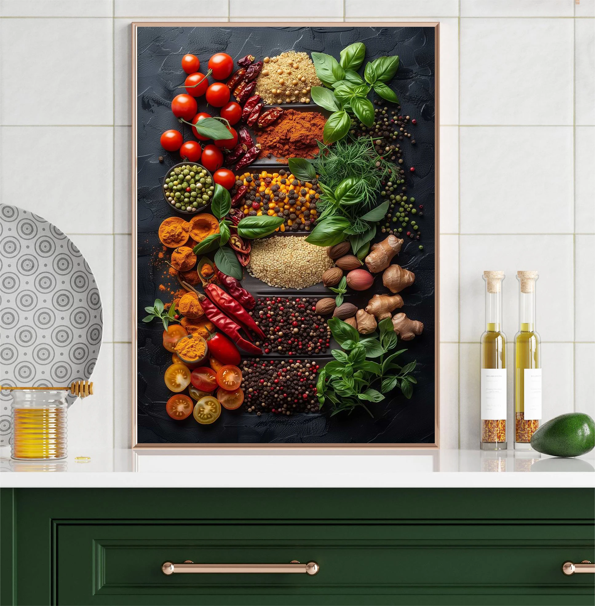Modern Kitchen Spice Classic Food Nordic Fashion Art Posters Prints Canvas Painting Wall Art Picture Living Room Home Decor
