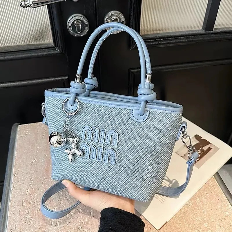 Chic Parisian-Inspired Crossbody Bag Vintage Letter Logo Design Textured Leather Satchel Minimalist Commuter Essential