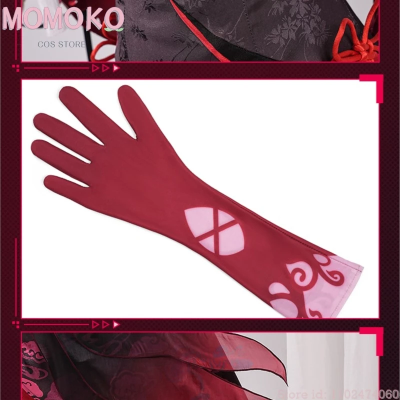 كرنفال موموكو ‌ أزياء أونكاي إمباكت 3rd XuanYan التأثيرية باللون الأسود XuanYan Cheongsam مجموعة كاملة من الزي التأثيري ‌   عيد الهالوين