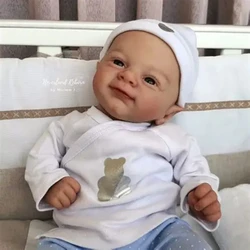 17inch Reborn Doll Kit Woodland Fairy Elf Flynn with Body and Eyes Unpainted Unassembled Doll Parts DIY Blank