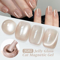 UR SUGAR 15ml White Water Light Cat Magnetic Gel Nail Polish Ultra Glass Light Soak Off UV Gel Varnis Semi Permanent For Nails