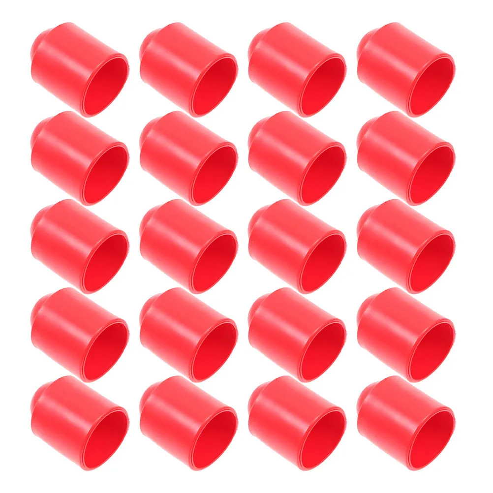 

50Pcs Pool Cue End Protecting Cover Fine Workmanship Rubber Billiard Rod End Protector for Snooker Pool Parts Cue Tip Protection