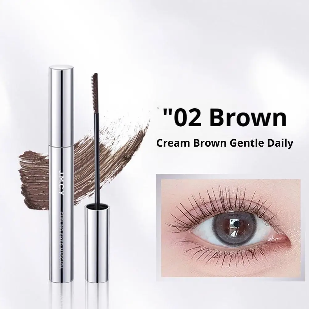 Allongement mince brosse imperméable maquillage yeux-cosmétiques Mascara 3D fibres cils épais allongeant longs cils noirs/marron