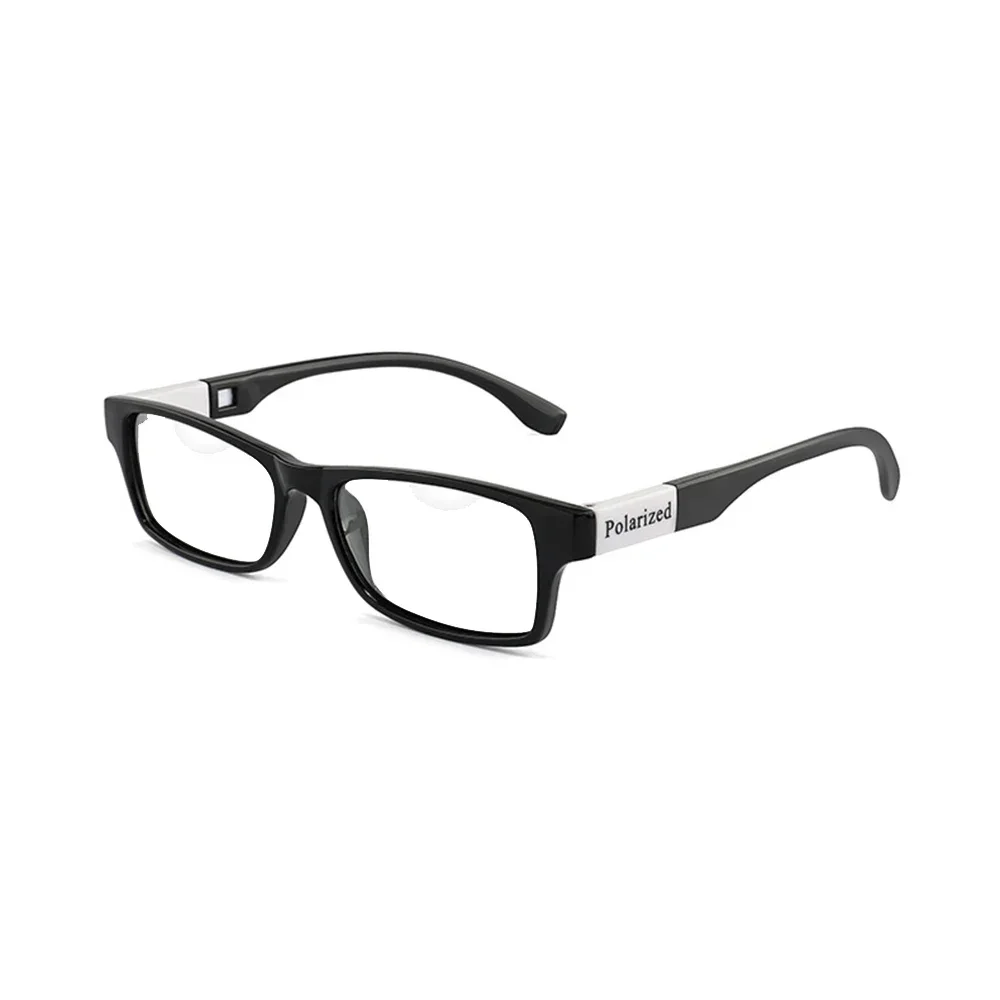 Handcrafted Square Oversized Frame One-piece Nose Pads Men Women Fashion Photochromic Gray Reading Glasses +0.75 To +4