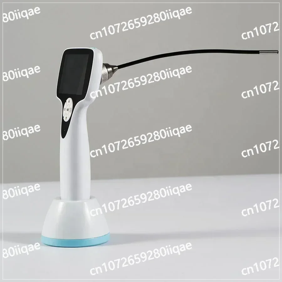 Flexible and portable medical full HD endoscope set for otolaryngology, used for nasal endoscopic diagnosis