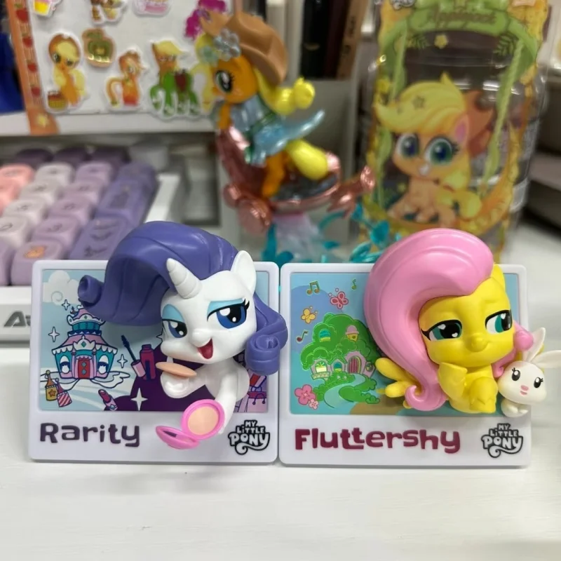 

KAYOU My Little Pony 3D Photo Frame Blind Box Cartoon Character Collectible Doll Kawaii Gift Trendy Ornaments for Friends