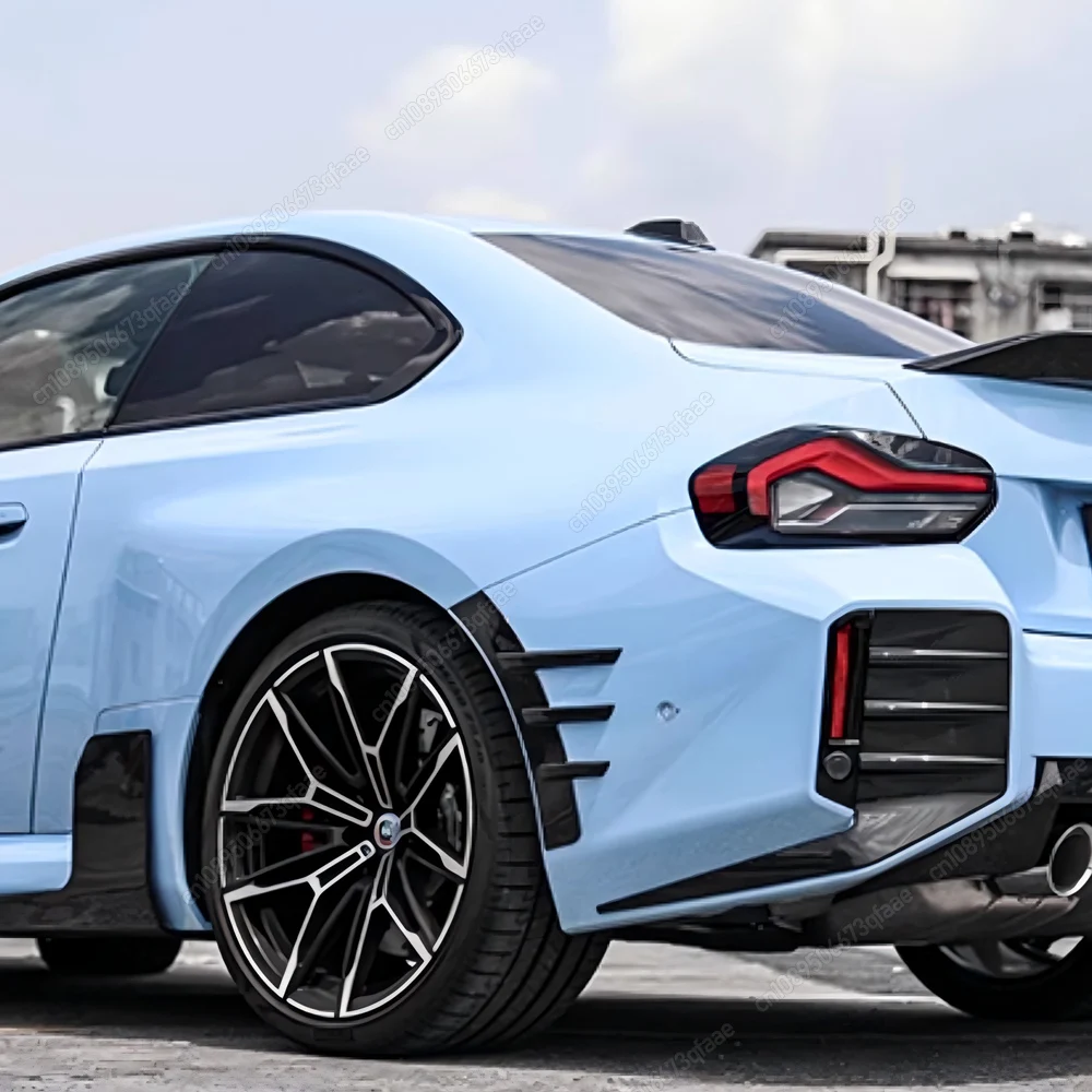 

Car Front/Rear Bumper Side Fender Trim Cover MP Style Side Spats Canards For BMW 2 Series M2 G87 2023-2024 ABS Body Kits Tuning