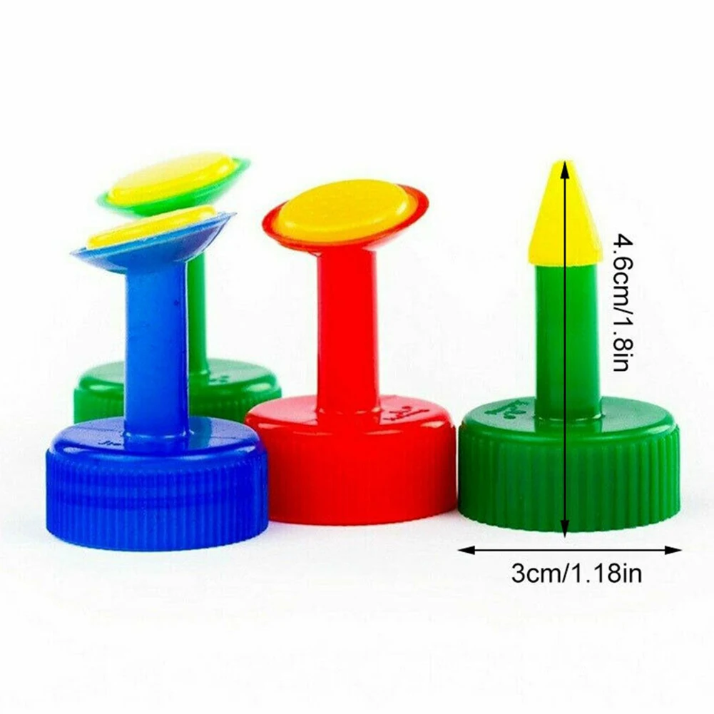 4 Pack 30mm Calibre Garden Sprinkler Nozzle for Bottle Mist Watering Head with Fit on 300ml to 3L Plastic Containers