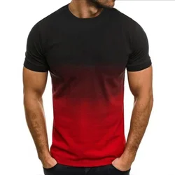 Polyester Sports Gym T Shirt Men Short Sleeve Dry Fit T-Shirt Lightweight Shirt Top Workout Fitness Training Running Shirt